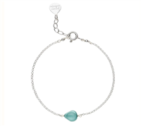 Bracciale Rosso Prezioso Donna Semino d'Amore in Argento 00406SE ACQUAMARINA